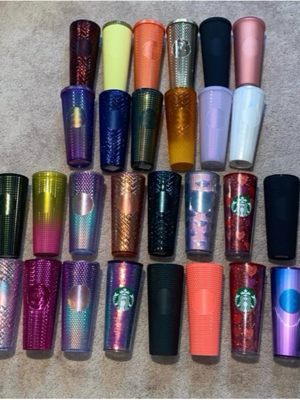 Starbucks Tumblers in Assorted Colors & Patterns